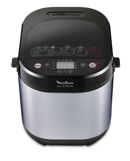 Moulinex OW240E machine à pain 720 W Noir, Acier inoxydable