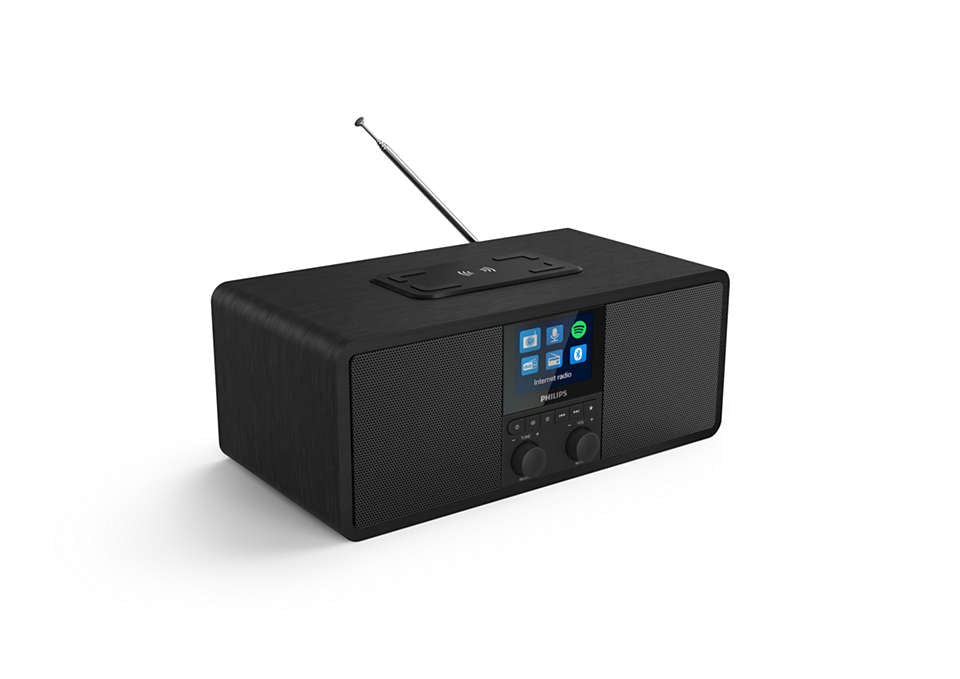 Philips TAR8805/10 Radio portable Internet Numérique Noir