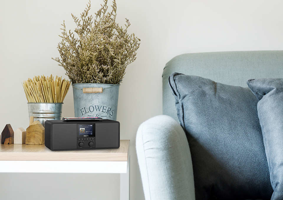 Philips TAR8805/10 Radio portable Internet Numérique Noir