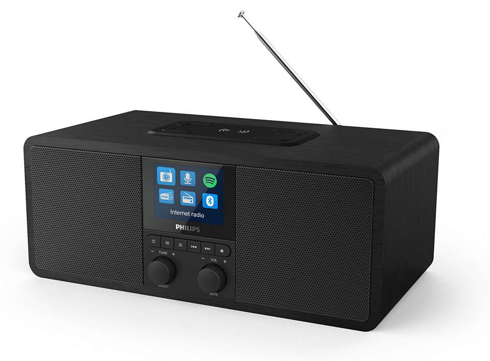 Philips TAR8805/10 Radio portable Internet Numérique Noir