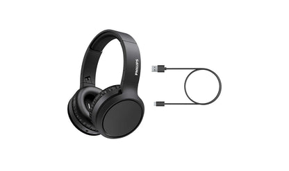 Philips TAH5205BK/00 écouteur/casque Avec fil &sans fil Arceau Appels/Musique USB Type-C Bluetooth Noir