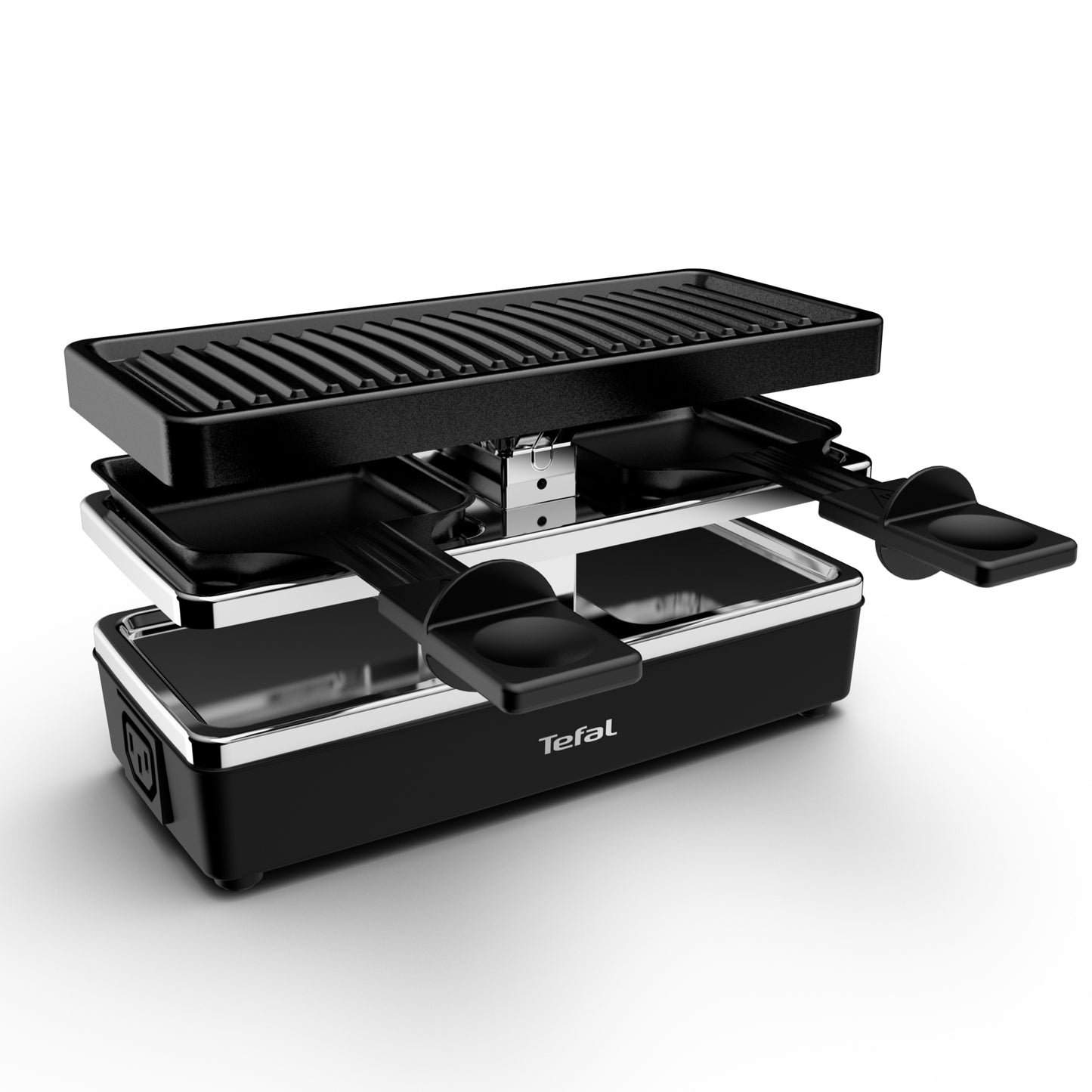 Tefal RE2308 raclette 2 personne(s) 400 W Noir, Argent