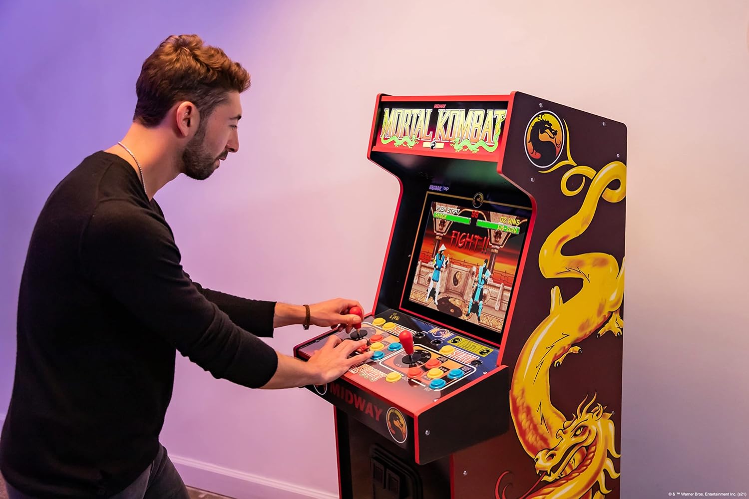 Arcade1Up MORTAL KOMBAT LEGACY 14 GAMES Wifi ENABLED ARCADE MACHINE