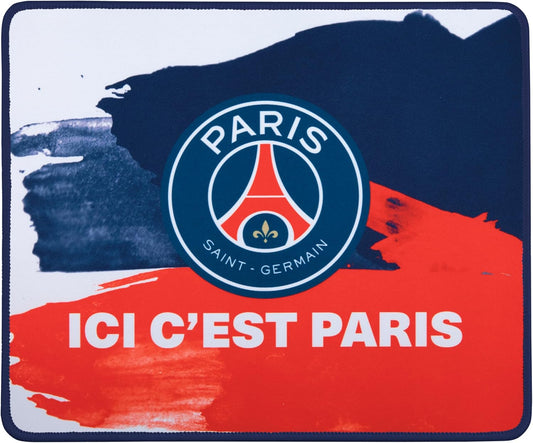Konix PSG Tapis de Souris Gaming 32 x 27 cm - Surface en Silicone 3D Ultra Fine - Base antidérapante - Motif Ici C'est Paris