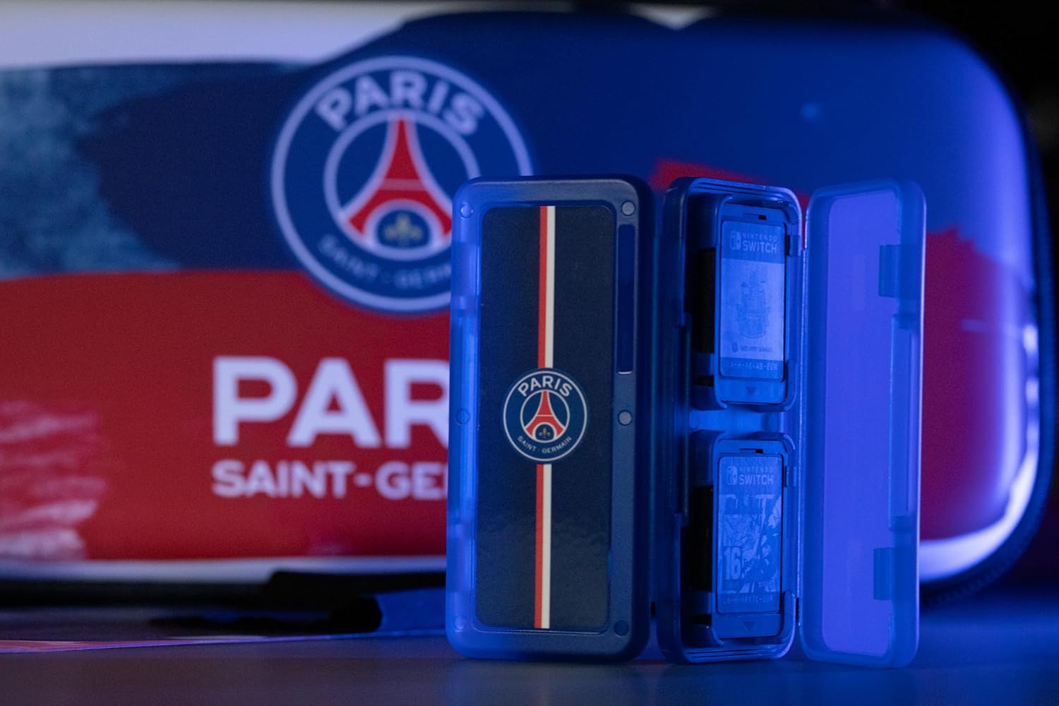 Konix PSG Pack d'accessoires Gaming Starter Kit Nintendo Switch, Switch Lite et Switch OLED - Housse - Verre trempé - Boîtier Jeux - Écouteurs