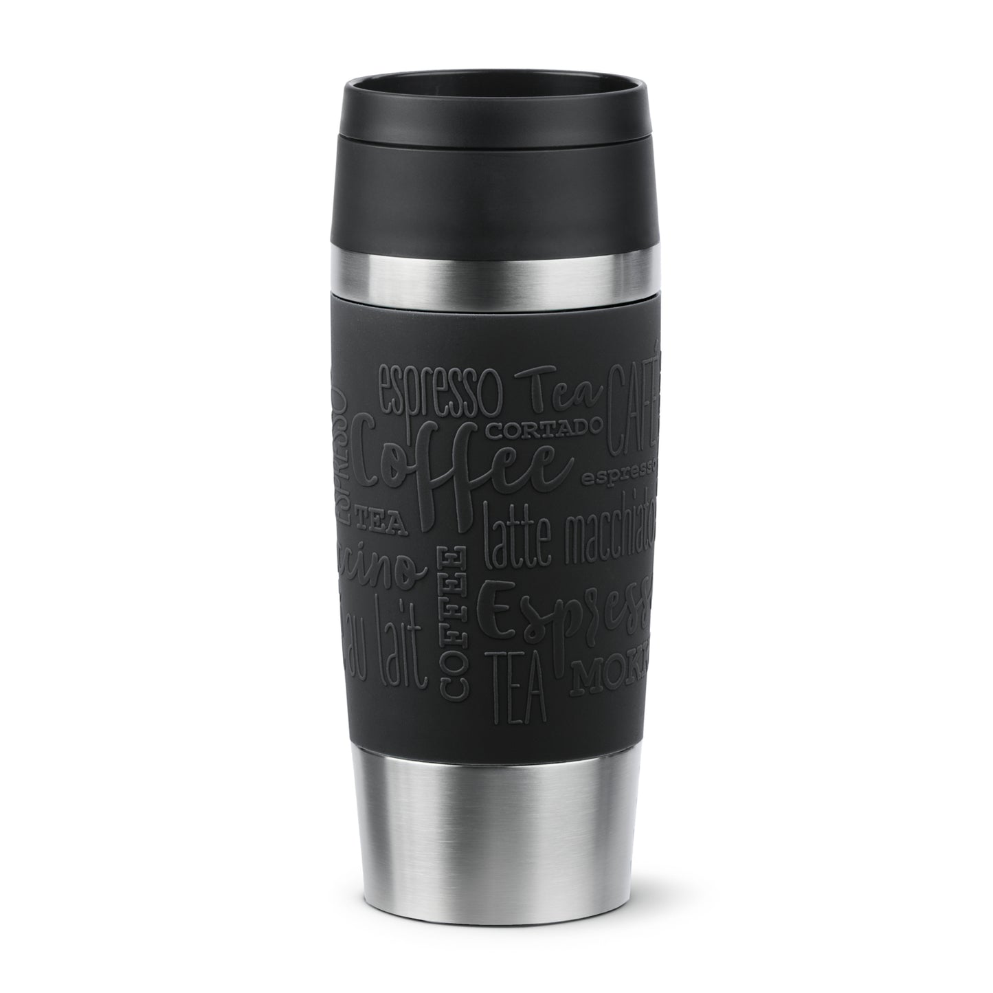 Tefal Travel Mug Classic N2020210 thermos 360 ml Noir, Acier inoxydable Acier inoxydable