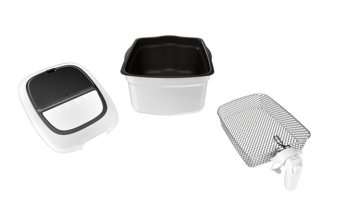 Moulinex Super Uno AM314010 friteuse Unique 2,2 L Autonome 1800 W Blanc
