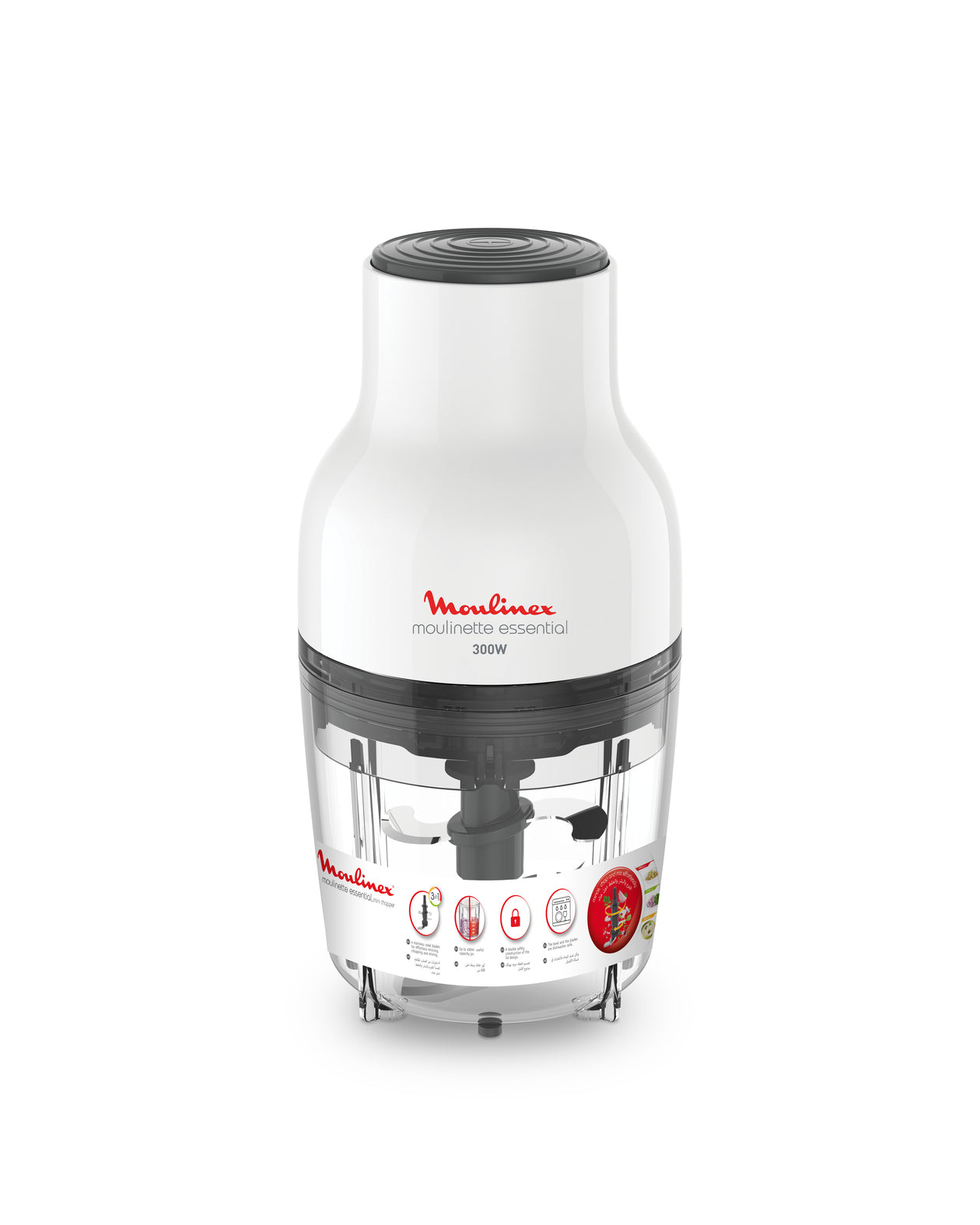 Moulinex DJ5201 hachoir électrique 0,4 L 300 W Blanc