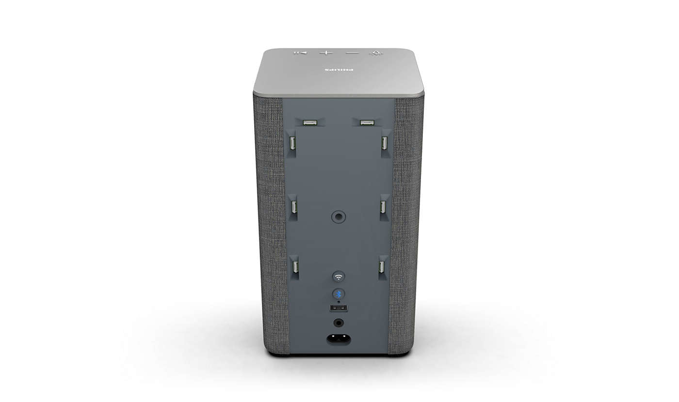 Philips TAW6205/10 haut-parleur portable et de fête Enceinte portable stéréo Gris 40 W