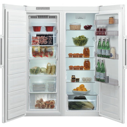 Whirlpool SW6A2QW2 réfrigérateur Pose libre 322 L E Blanc