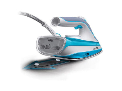 Braun TexStyle 5 SI 5006 BL Fer à repasser à sec ou à vapeur Semelle en céramique 2600 W Bleu, Gris, Blanc