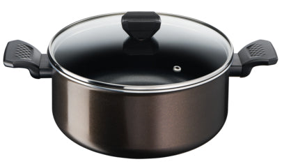 Tefal Easy Cook & Clean B5544602 casserole à sauce Rond Noir, Marron