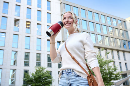 Tefal Travel Mug Classic N2020410 thermos 360 ml Noir, Rouge, Acier inoxydable Acier inoxydable