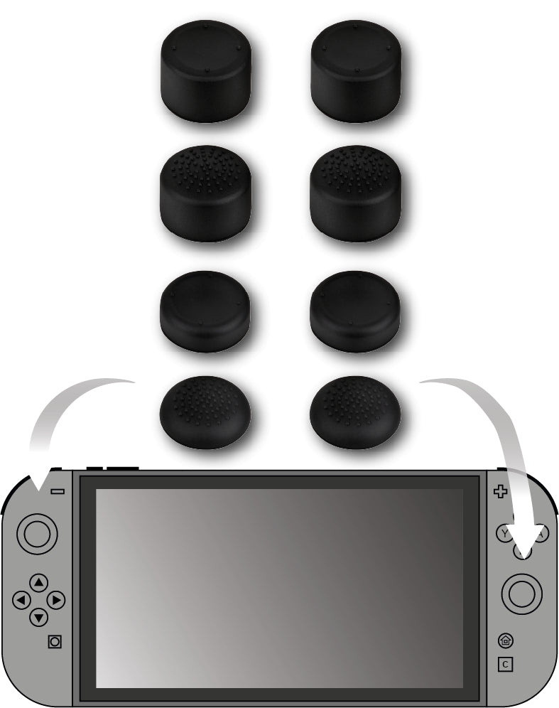 KX SW2 THUMB GRIPS X8