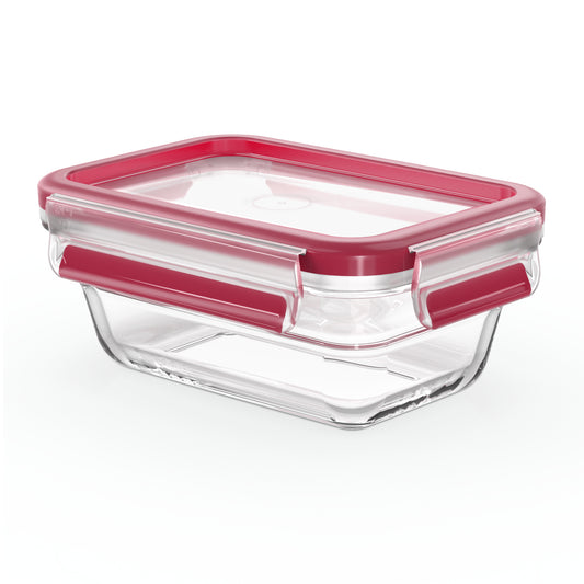 Tefal MasterSeal N10405 Rectangulaire Boîte 0,45 L Transparent, Rouge 1 pièce(s)