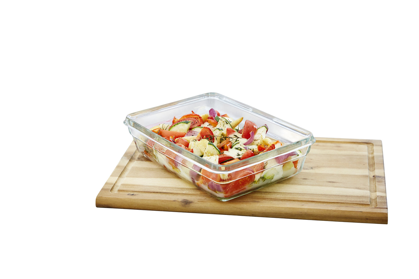 Tefal MasterSeal N10411 Rectangulaire Boîte 2 L Transparent, Rouge 1 pièce(s)