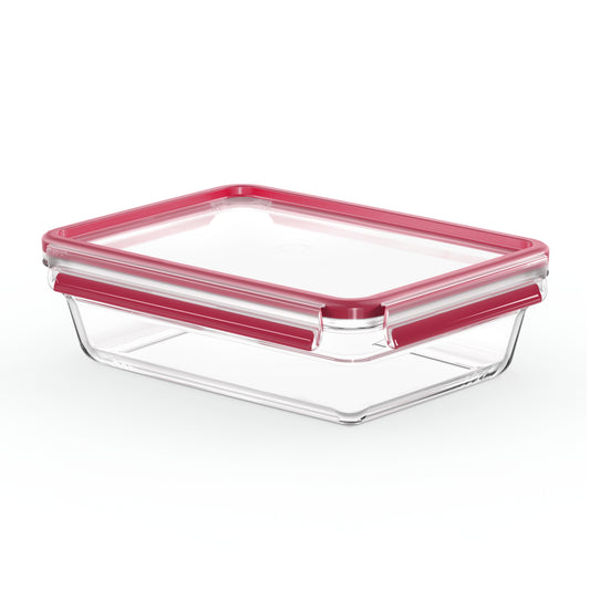 Tefal MasterSeal N10411 Rectangulaire Boîte 2 L Transparent, Rouge 1 pièce(s)