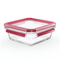 Tefal MasterSeal N10414 Carré Boîte 0,8 L Transparent, Rouge 1 pièce(s)