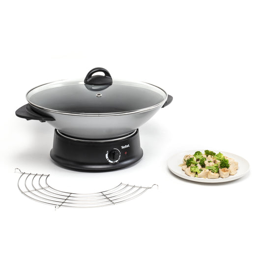 Tefal Multiwok WO3000 Argent 1200 W