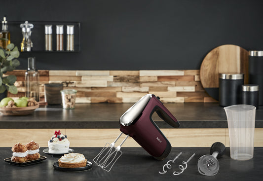 Tefal Powermix Silence HT6525 Batteur à main 500 W Rouge
