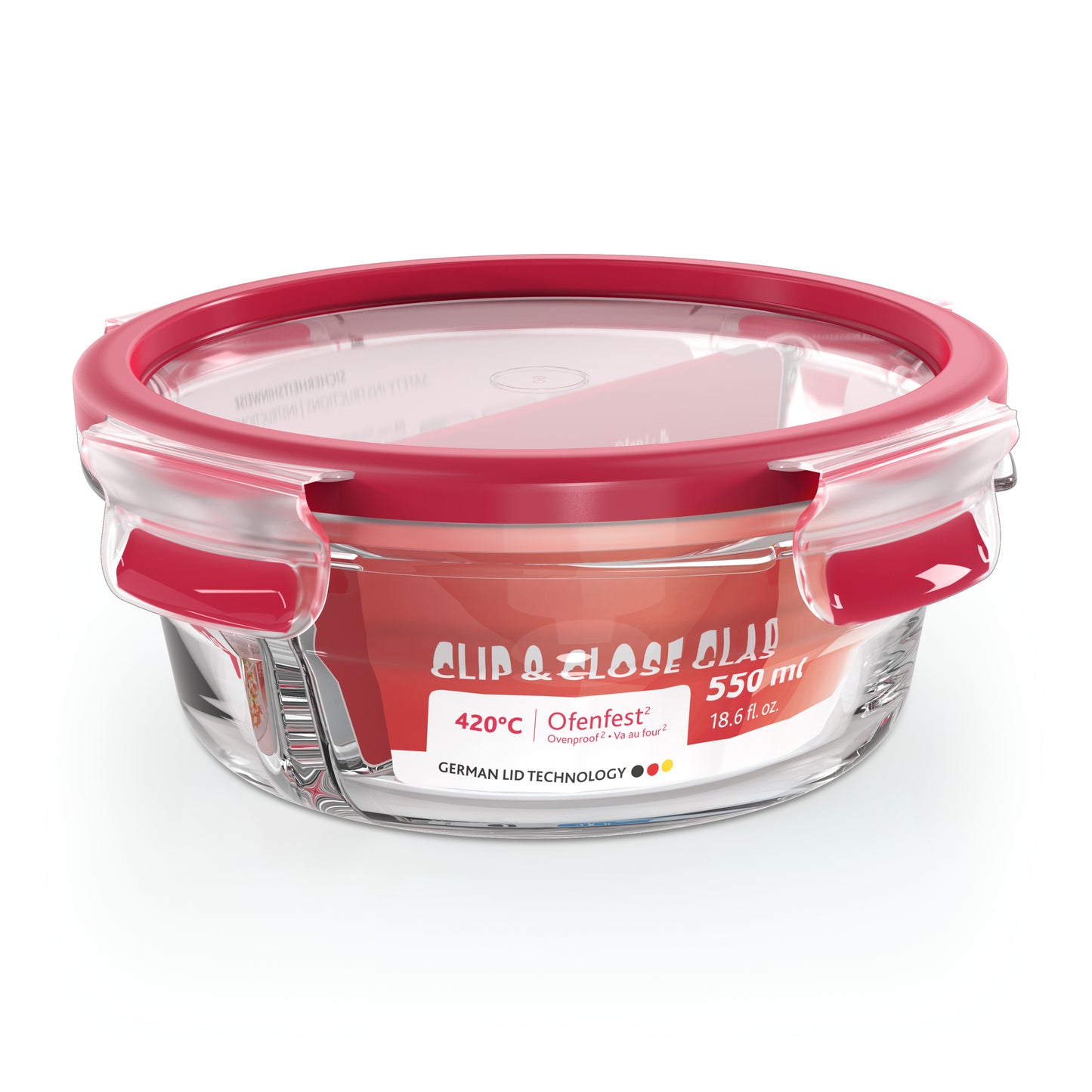 EMSA CLIP & CLOSE N10402 Rond Boîte 0,55 L Transparent 1 pièce(s)
