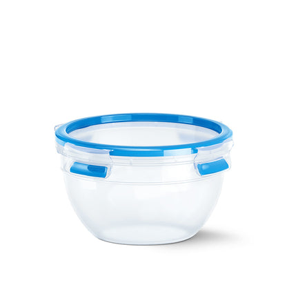 EMSA CLIP & CLOSE N10116 Rond contenant 2,6 L Bleu, Transparent 2 pièce(s)