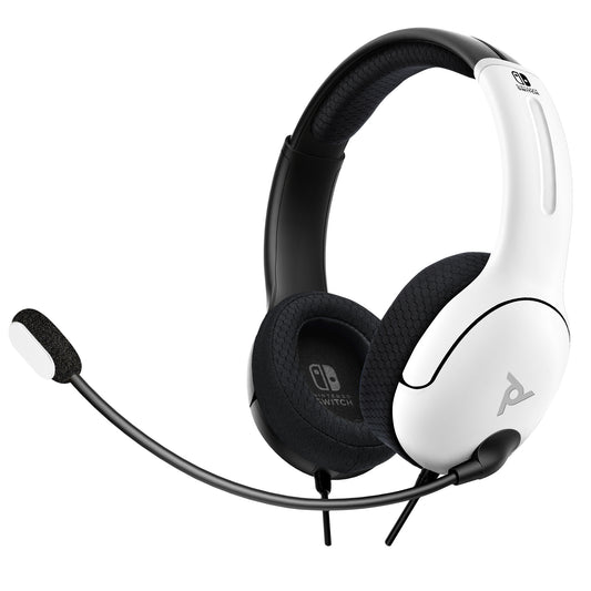 PDP LVL40 Casque Avec fil Arceau Jouer Noir, Blanc