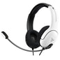 PDP LVL40 Casque Avec fil Arceau Jouer Noir, Blanc