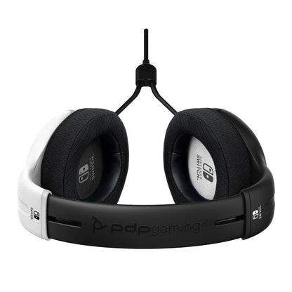 PDP LVL40 Casque Avec fil Arceau Jouer Noir, Blanc