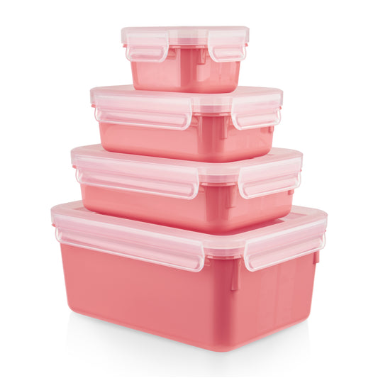 Tefal MasterSeal N10309 Rectangulaire Boîte Corail 4 pièce(s)