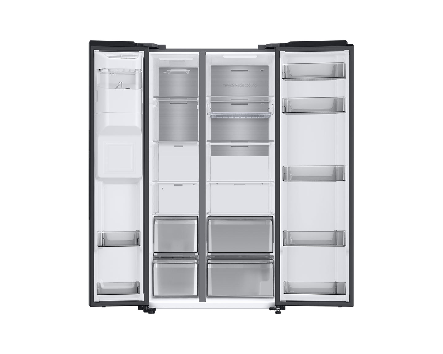 Samsung RS68A884CB1EF frigo américain Pose libre C Noir