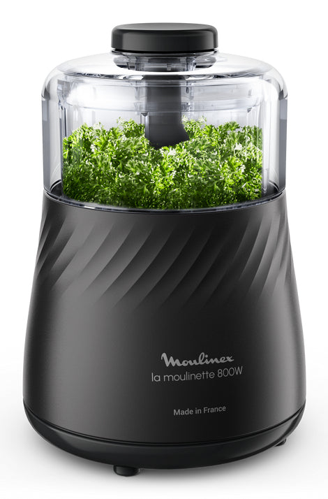 Moulinex DP7108 hachoir électrique 0,5 L 800 W Noir, Transparent