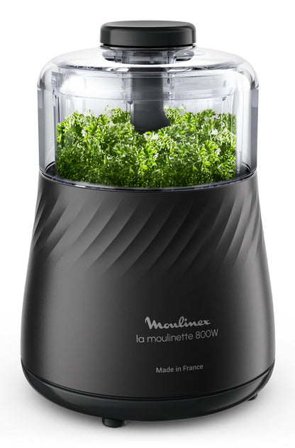 Moulinex DP7108 hachoir électrique 0,5 L 800 W Noir, Transparent
