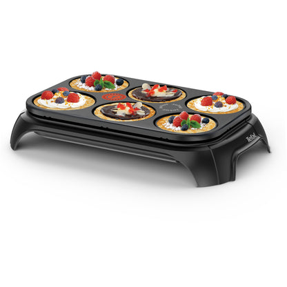 Tefal Crep'Party ECO PY55E8 appareil à crêpes 6 crèpe(s) 1000 W Noir
