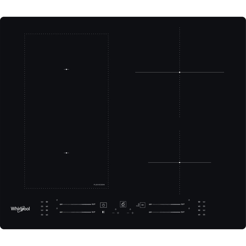 Whirlpool Plaque induction FlexiCook 4 foyers - WLS7960NE -