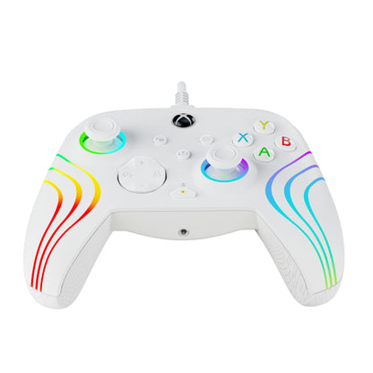 PDP Manette filaire Afterglow Wave: White Pour Xbox Series X|S, Xbox One & Windows 10/11