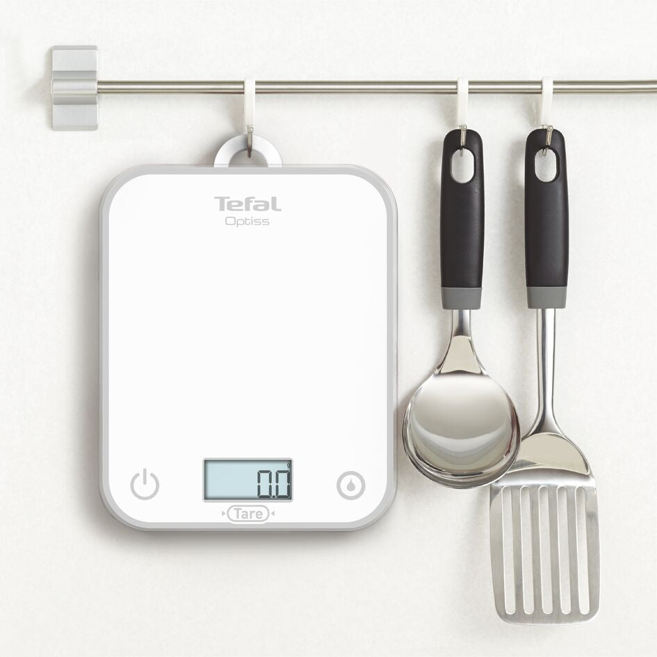 Tefal Optiss BC50U0 Blanc Comptoir Rectangle Balance de ménage électronique