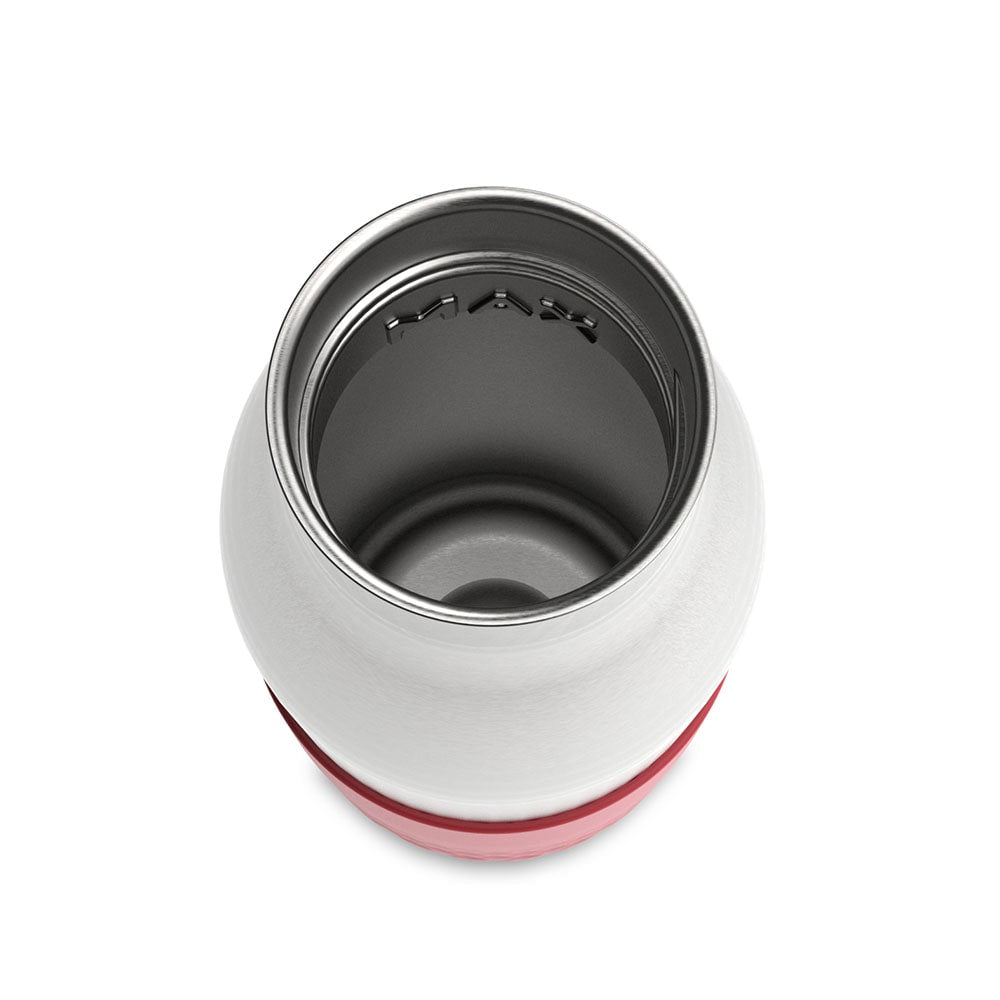 EMSA Bludrop Sleeve N3110800 gourde Fitness, Sports 500 ml Acier inoxydable Corail, Acier inoxydable