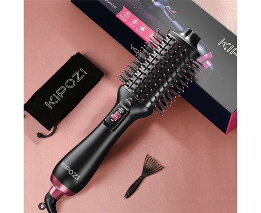KIPOZI Brosse Soufflante Chauffante 4 en 1- Multifonctionnels