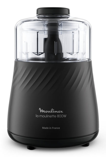 Moulinex DP7108 hachoir électrique 0,5 L 800 W Noir, Transparent