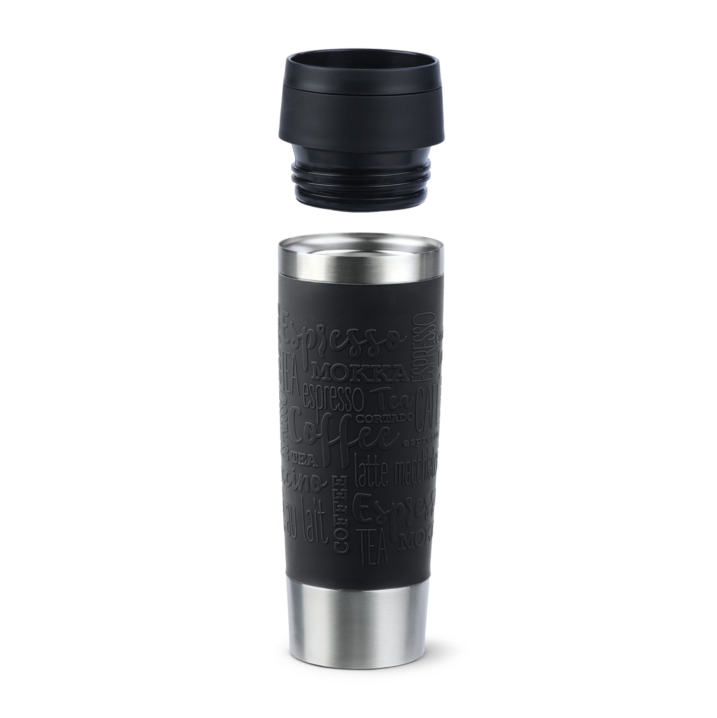 Tefal Travel Mug Classic N2022010 thermos 500 ml Noir, Acier inoxydable Acier inoxydable