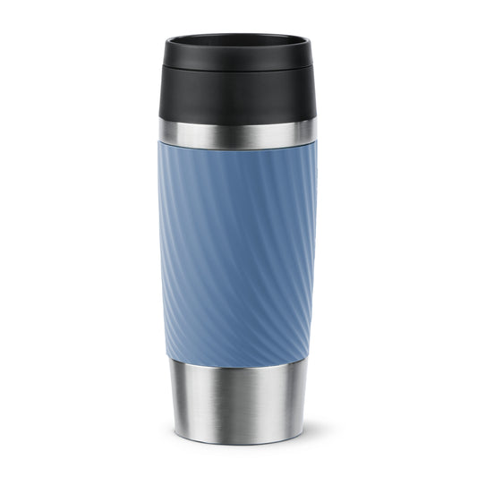 Tefal Travel Mug Classic Twist N2024510 thermos 360 ml Noir, Bleu, Acier inoxydable Acier inoxydable