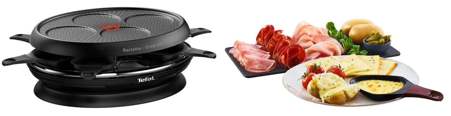 Tefal Store'Inn RE320812 raclette 8 personne(s) 1050 W Noir