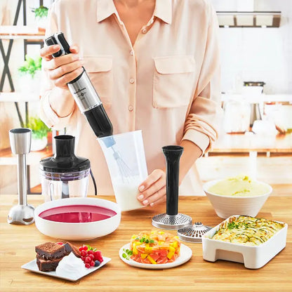 Moulinex INFINYFORCE PRO DD95JD 0,8 L Mélangeur par immersion 1200 W Noir, Acier inoxydable