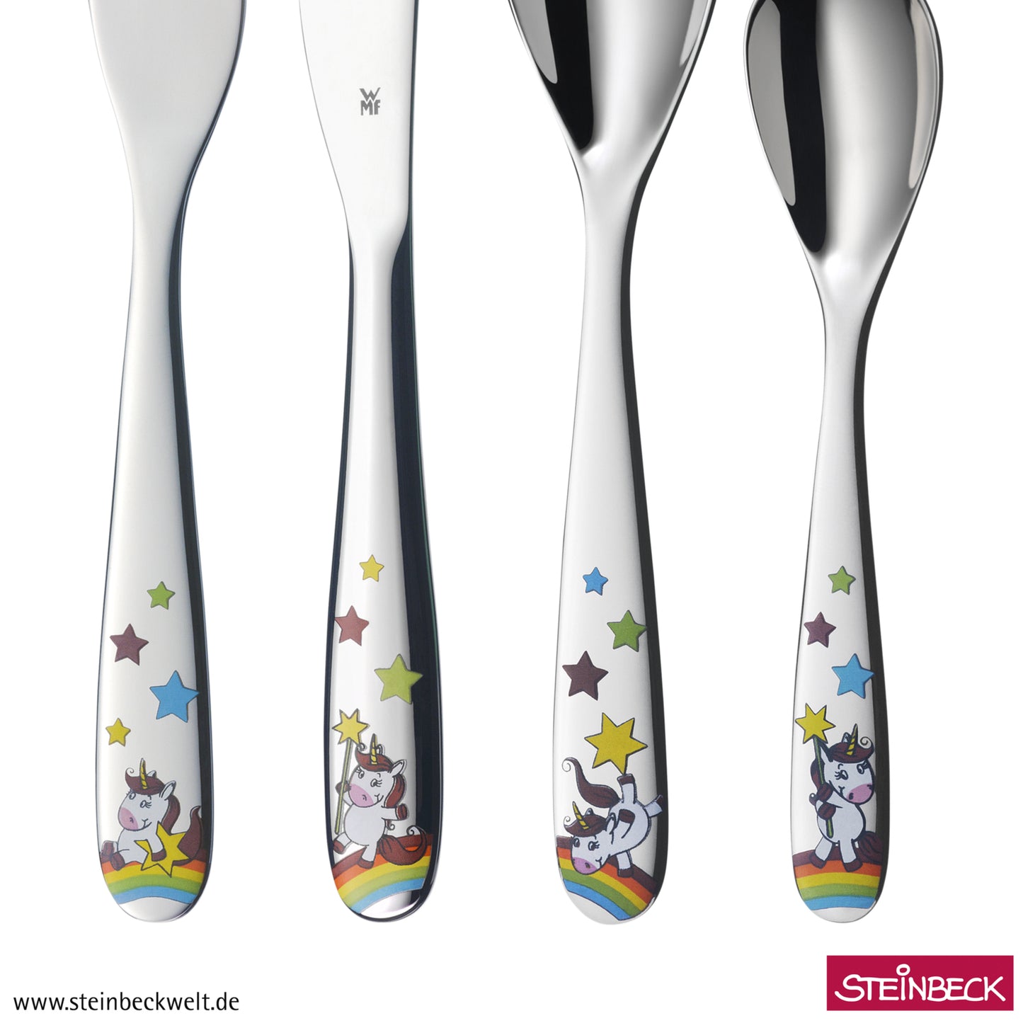 WMF 12.8605.6040 services de couverts 4 pièce(s) Multicolore, Acier inoxydable