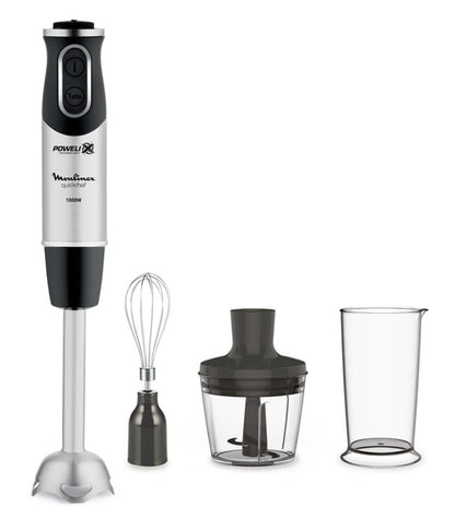 Moulinex PerfectMix+ DD6A5 blender Mélangeur par immersion 1000 W Noir, Acier inoxydable