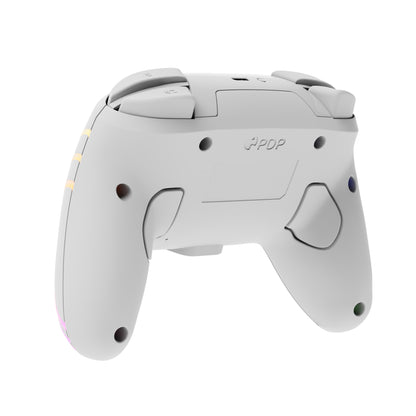 PDP Afterglow Wave Blanc Manette de jeu Analogique/Numérique Nintendo Switch, Nintendo Switch OLED