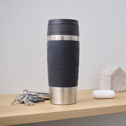 Tefal Travel Mug Classic N2020210 thermos 360 ml Noir, Acier inoxydable Acier inoxydable