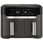 Moulinex EZ942HF0 friteuse Double 11 L Autonome 2020 W Friteuse d’air chaud Charbon de bois