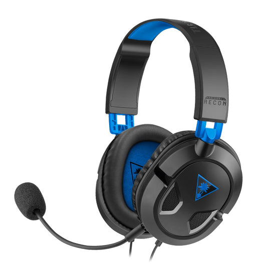 Turtle Beach Casque gaming Recon 50 – Nintendo Switch, PS5, PS4, PlayStation, appareils mobiles et PC disposant d'un port de 3,5 mm – microphone amovible, écouteurs de 40 mm